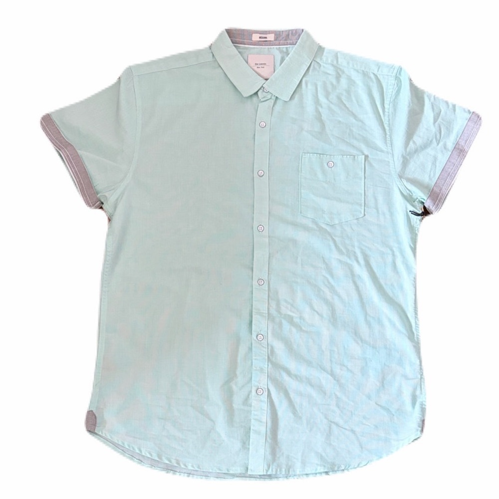 Six Lincoln Mint Green Men's Shirt Size XL New